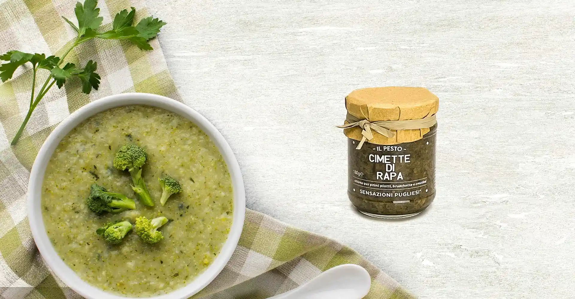 Pesto di cime di rapa del Frantoio Lippolis
